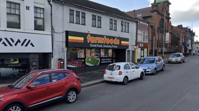 Farmfoods fire in Stoke-on-Trent