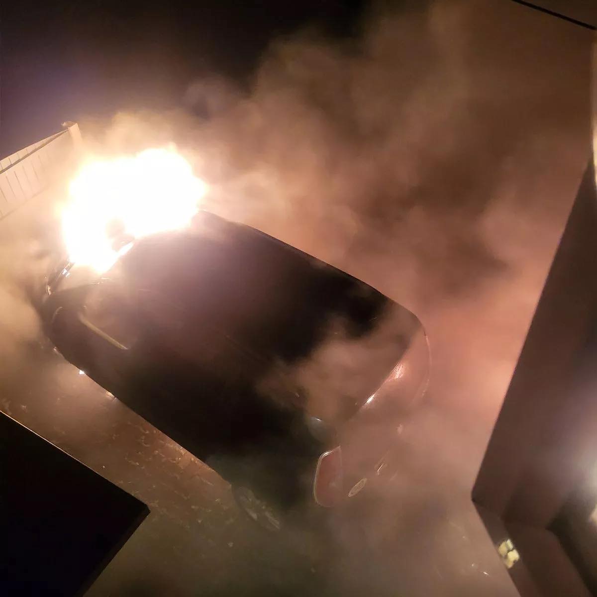 Stoke-on-Trent car fire