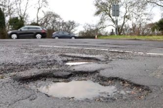 Staffordshire potholes