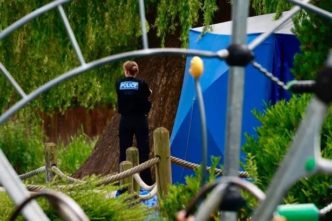 Forensic tent erected after man's body found