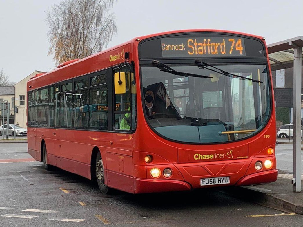 Staffordshire bus services