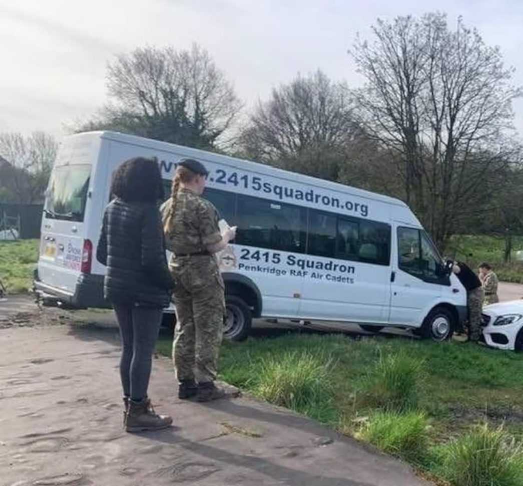 Air cadet mini bus stolen