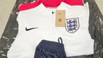 Counterfeit England shirt