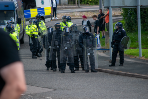 The riots in Stoke-on-Trent