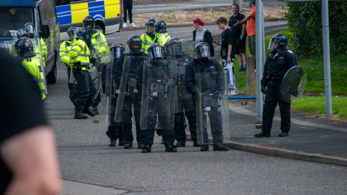 The riots in Stoke-on-Trent